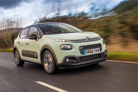 The new Citroen C3 on the road