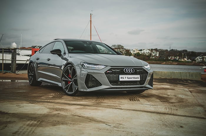 Grey Audi RS7 Sportback