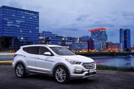 Hyundai Santa Fe in the City