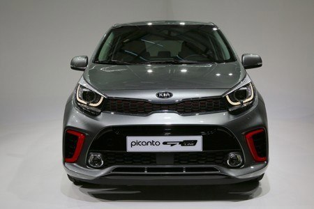 The all-new Kia Picanto city car front view