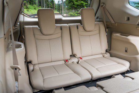 The new Nissan X-Trail rear seats interior
