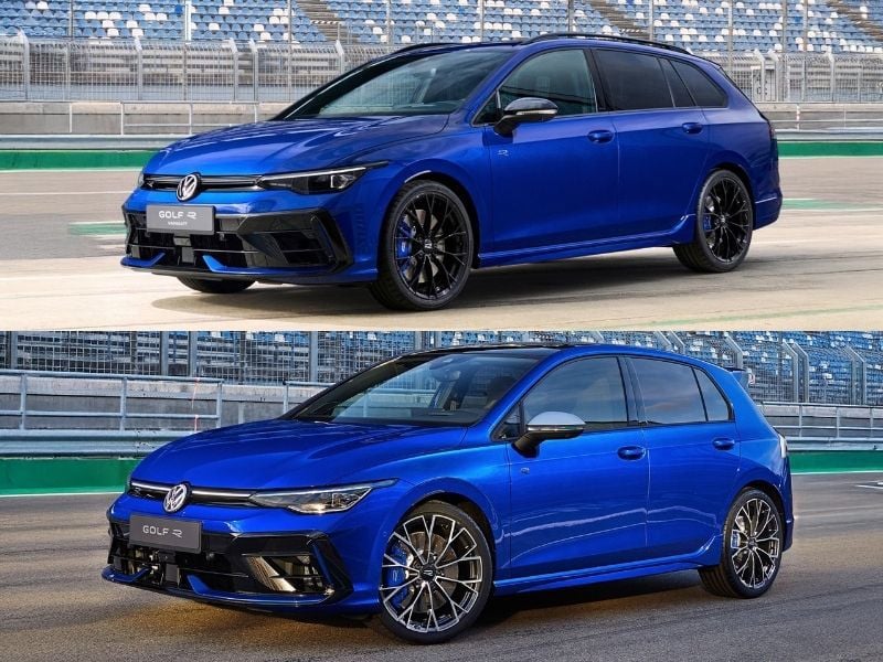 Volkswagen Golf Estate and Hatchback comparison image