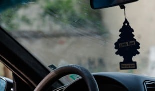 black bmw car steering wheel