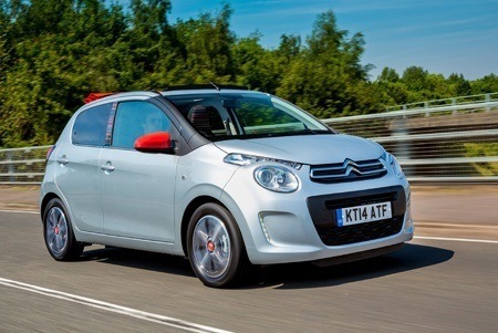 The new Citroen C1 is available in 8 colours