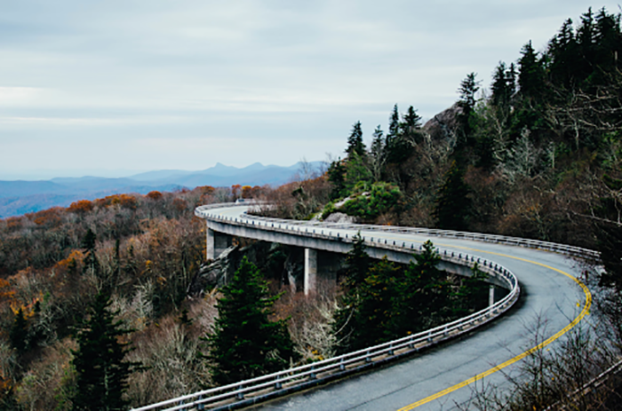 photo of blue ridge parkway