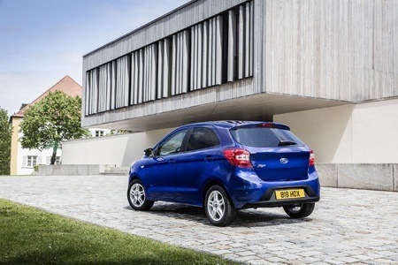 Rear of new Ford Ka+