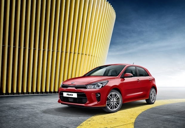 The new Kia Rio front view