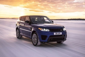 Range Rover Sport TVR on snow 