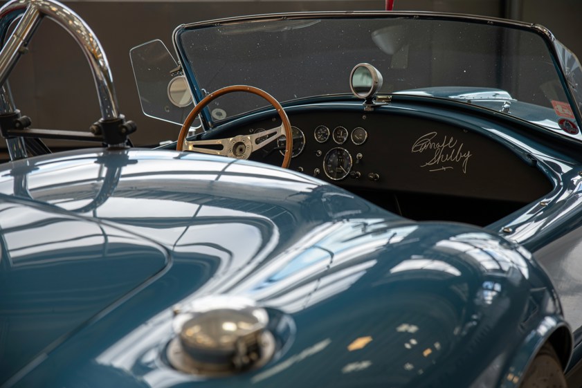a close up of a car with a steering wheel