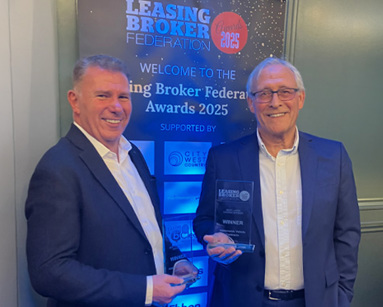 Geoff Albutt and Keith Hawes accept LBF Awards