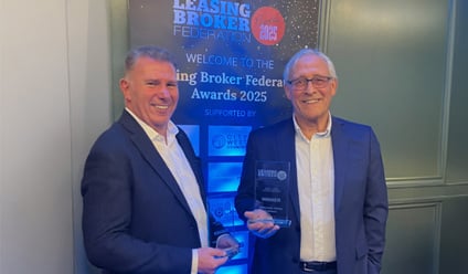 Geoff Albutt and Keith Hawes accept LBF Awards