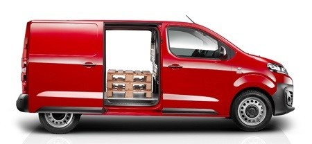 Hands free sliding doors on the new Citroen Dispatch