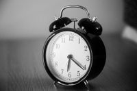 Close up of a alarm clock
