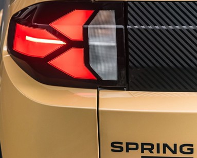 Close up of a Dacia Spring