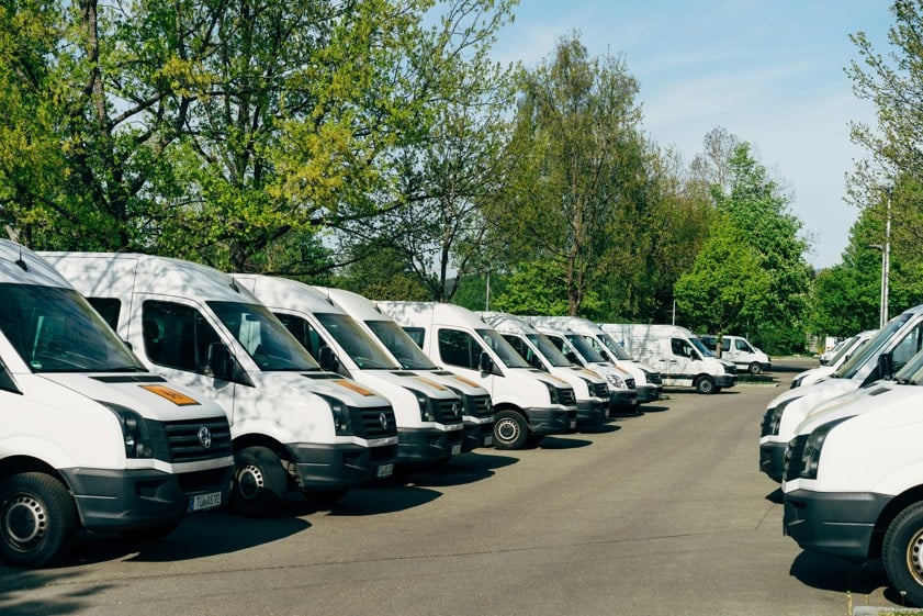 cars parked on a parking lot