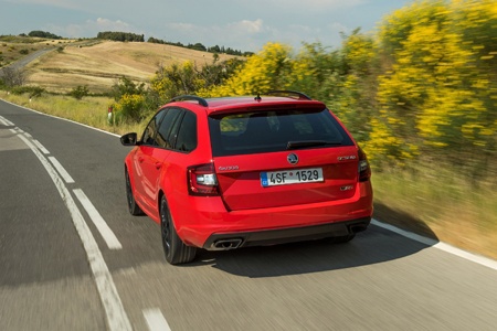 The new Skoda Octavia vRS 245 rear