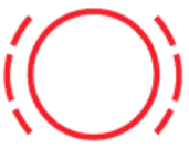 Brake pad monitoring light