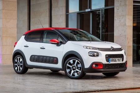 The new Citroen C3 with coloured roof