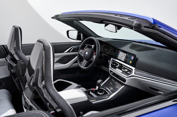 BMW M4 Convertible interior