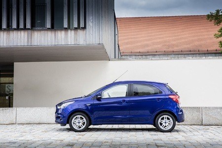 Side view of new Ford Ka+