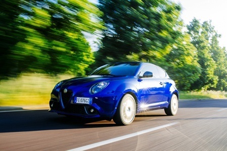 The new and updated Alfa Romeo Mito on the road
