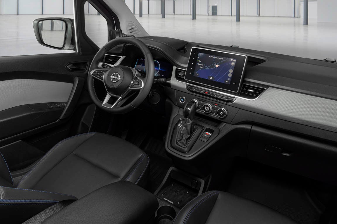 Nissan Townstar Electric interior