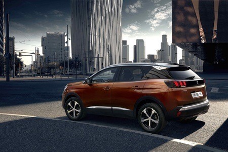 The new Peugeot 3008 SUV rear view
