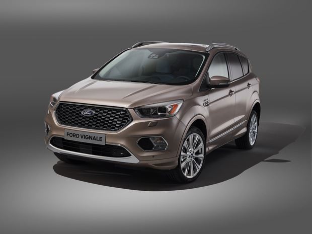 The new Ford Kuga Vignale Front View