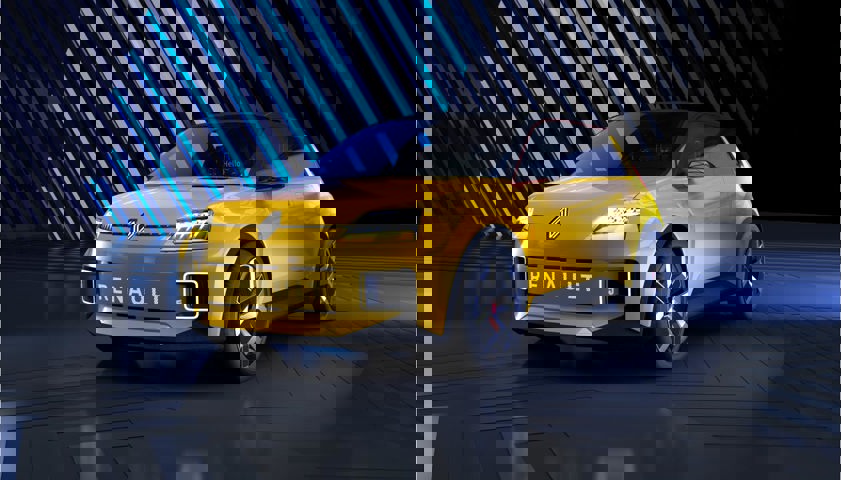 Yellow Renault 5