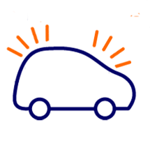 graphic of a clean car