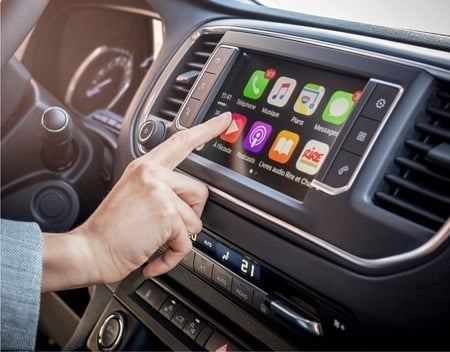 7 inch Touchscreen inside the new Citroen Dispatch