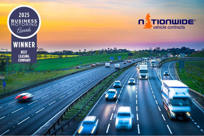 cars driving on motorway