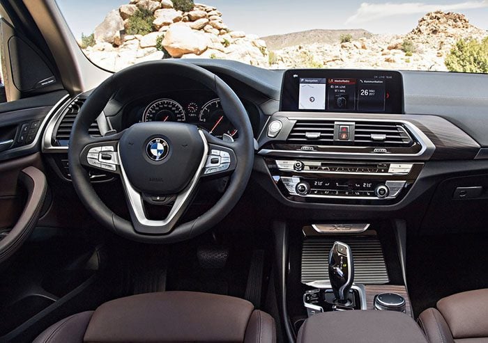 BMW X3 interior