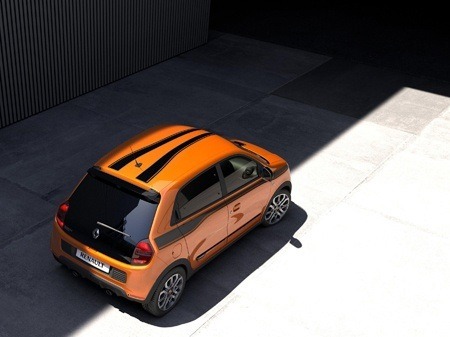 The all new Renault Twingo GT overhead view