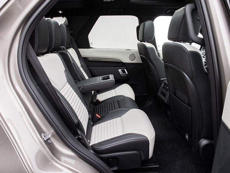 Back seats of a Land Rover Discovery