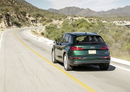 The new Audi Q5 rear view