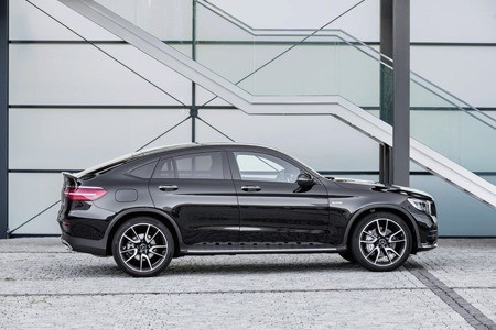 New Mercedes GLC 43 4MATIC Coupe Side View