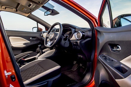 The new Nissan Micra 2017 interior