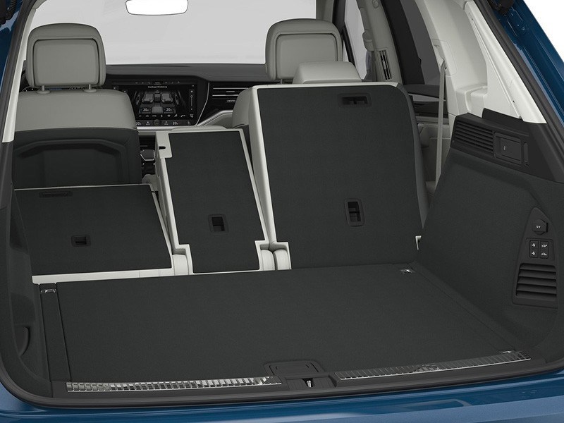 volkswagen touareg 2021 boot space with rear seats folded