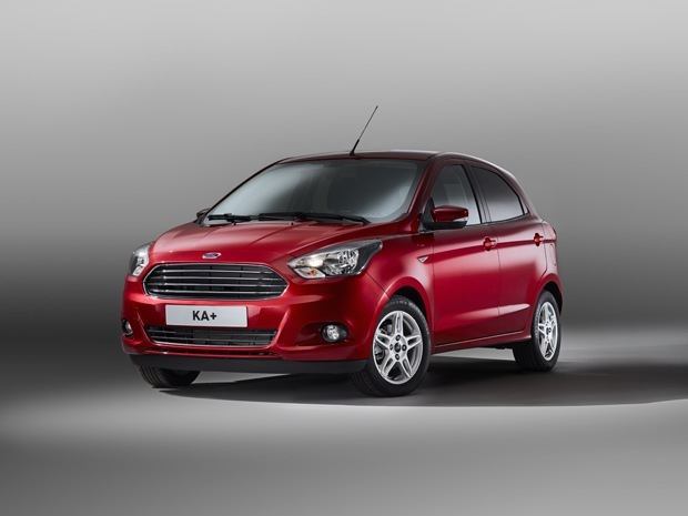 The New Ford Ka+ in the studio