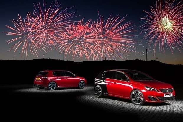 Fireworks launch for 308 GTi by PEUGEOT SPORT