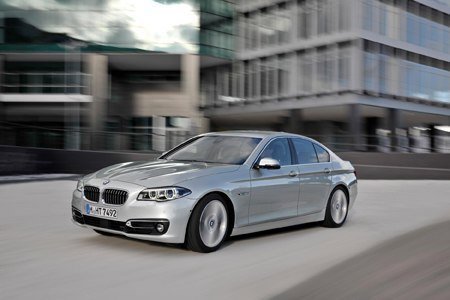 BMW 5 Series in the City