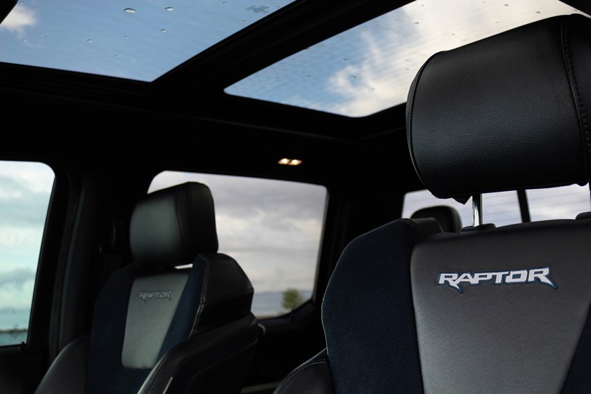 the interior of a car with seats up