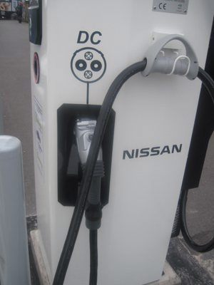 An electric chargepoint for a car