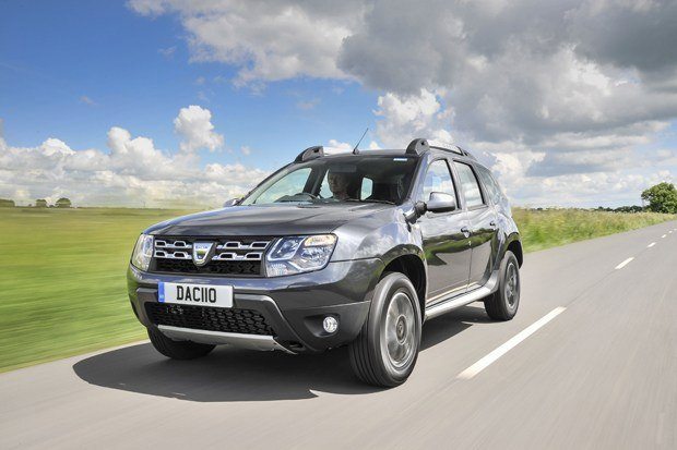 The new Dacia Duster on the road