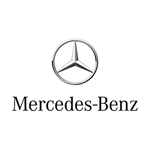 mercedes-benz logo on white background