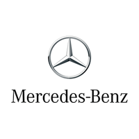 mercedes-benz logo on white background