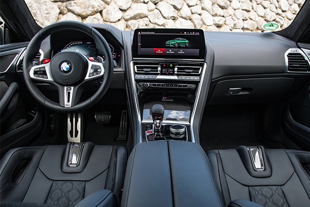 BMW M8 Gran Coupe interior