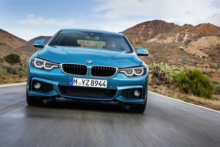 The new BMW 4 Series on the road