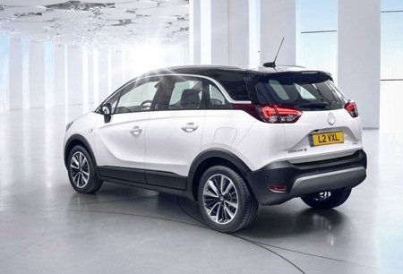 The all-new Vauxhall Crossland X rear view